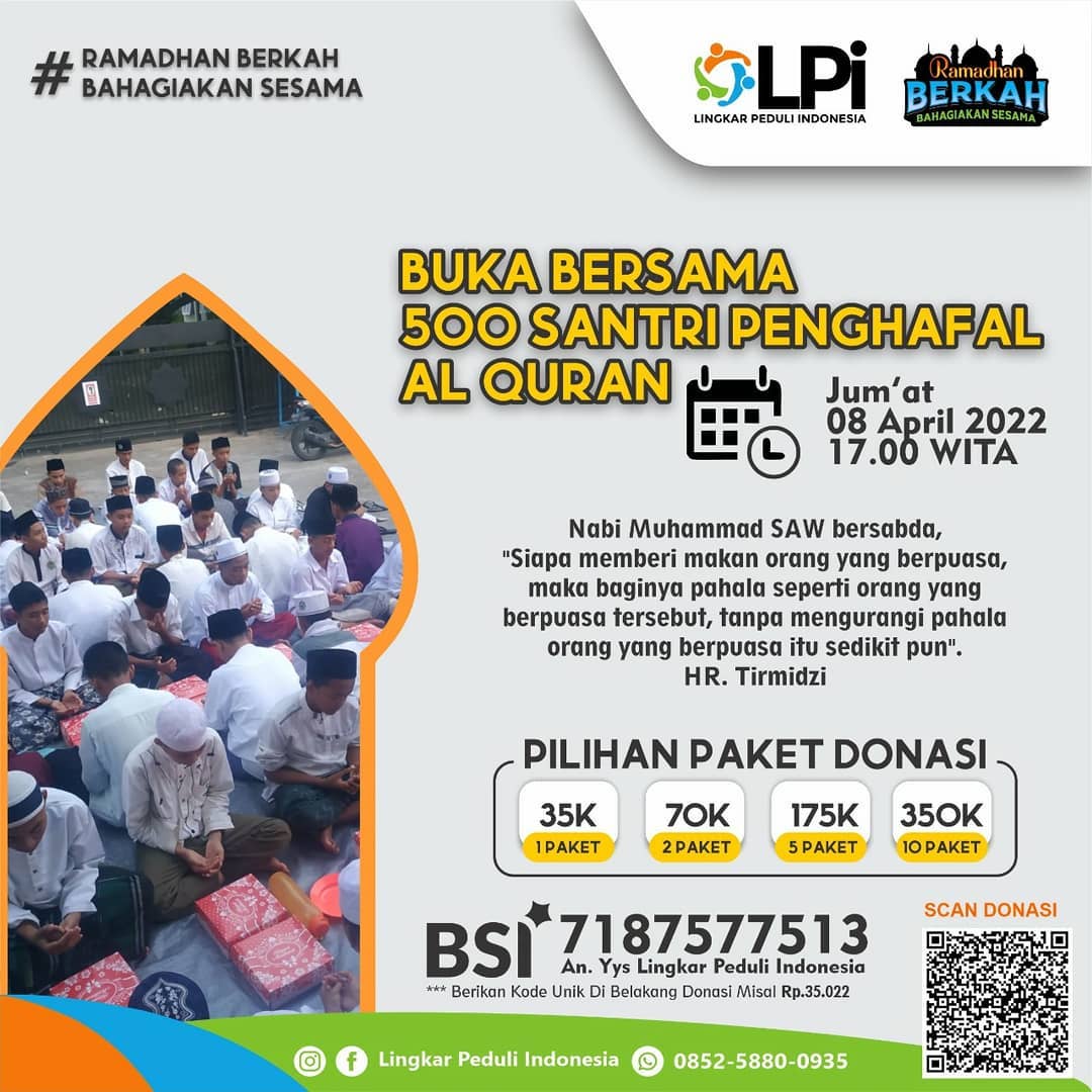 Buka Bersama Santri Tahfidz Quran