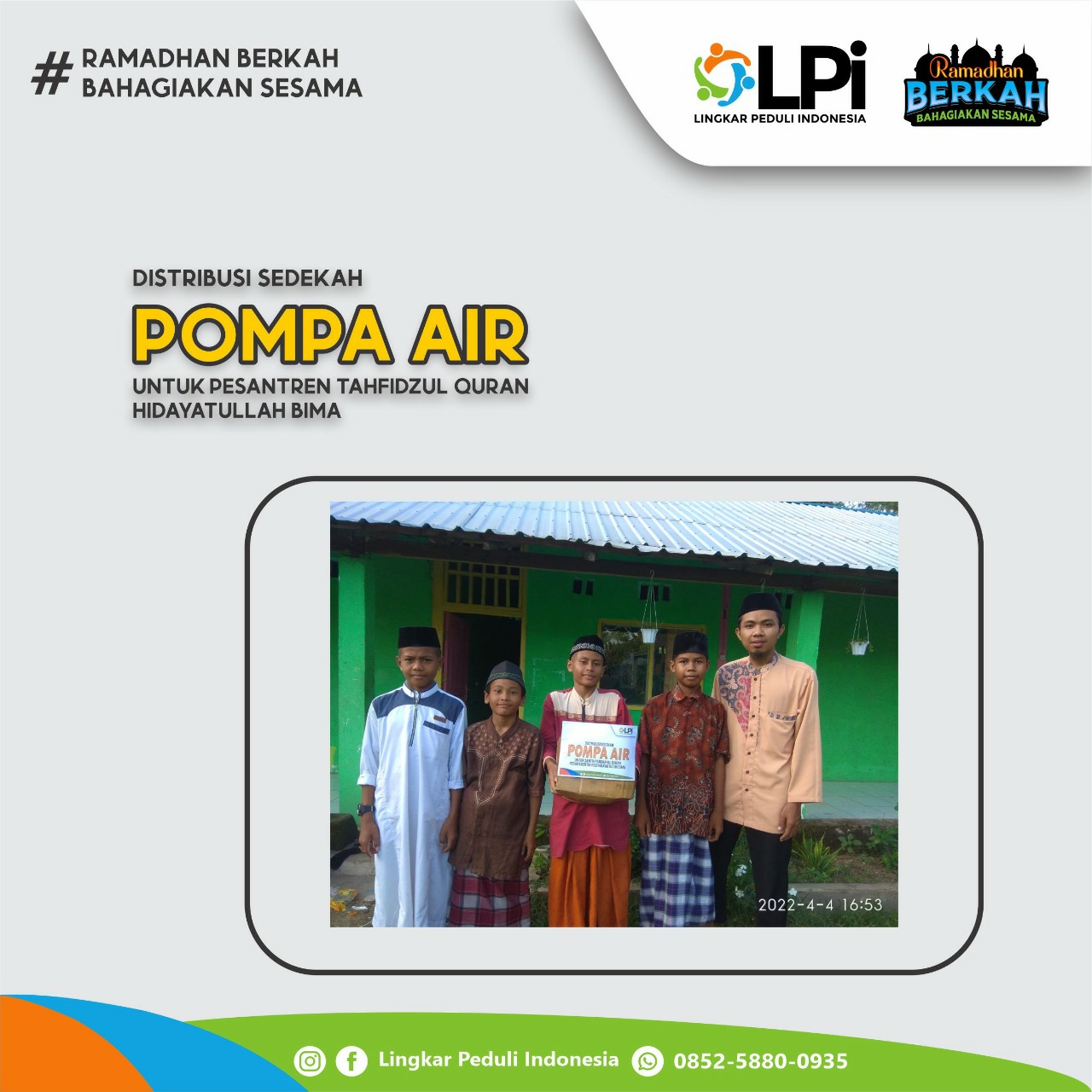 Sedekah Pompa Air