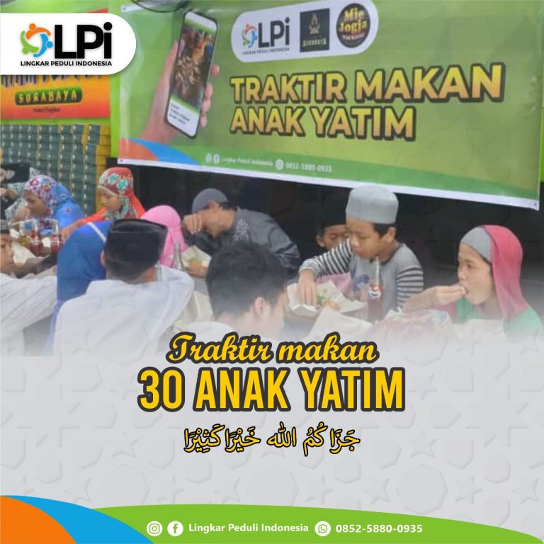 Traktir Makan Anak Yatim Piatu