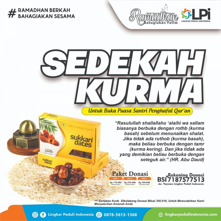 Sedekah Kurma Buka Puasa