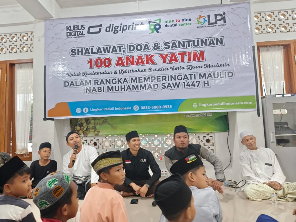 Lingkar Peduli Indonesia dan Kubus Digital Hadirkan Kebaikan yang Menyentuh Hati di Mataram