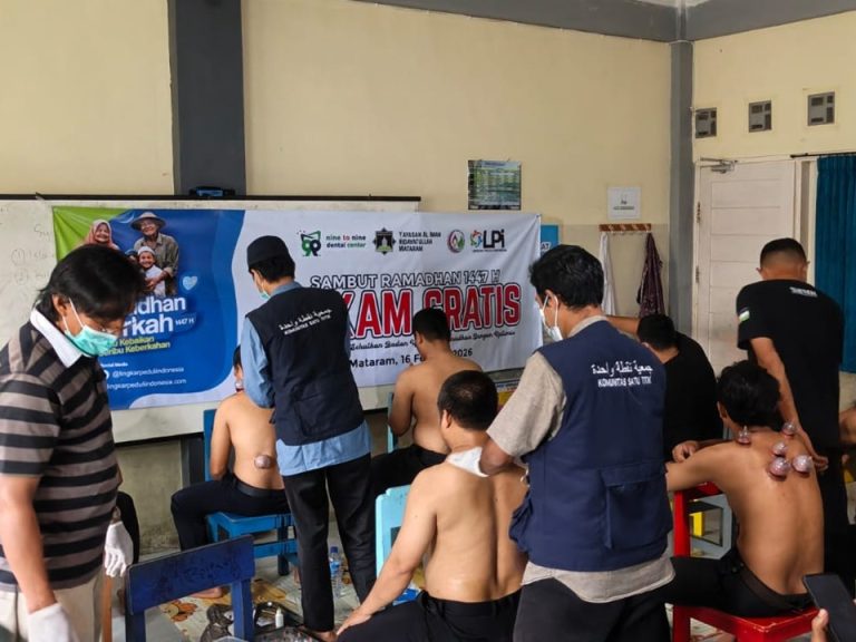 Sambut Ramadhan, LPI Hadirkan Layanan Bekam Gratis di Pesantren Hidayatullah Mataram