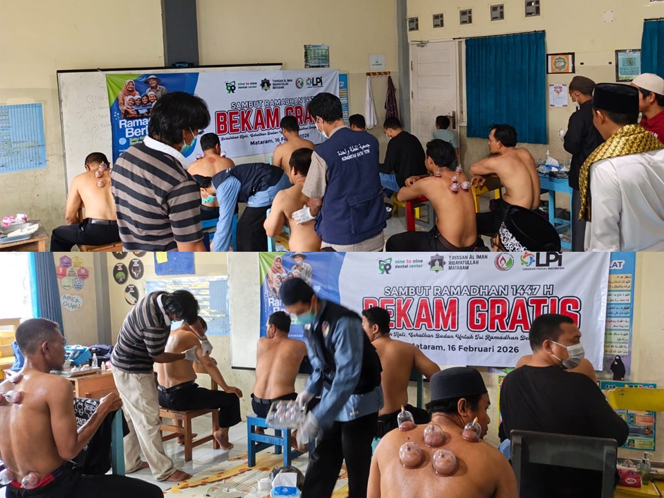 Sambut Ramadhan, LPI Hadirkan Layanan Bekam Gratis di Pesantren Hidayatullah Mataram 