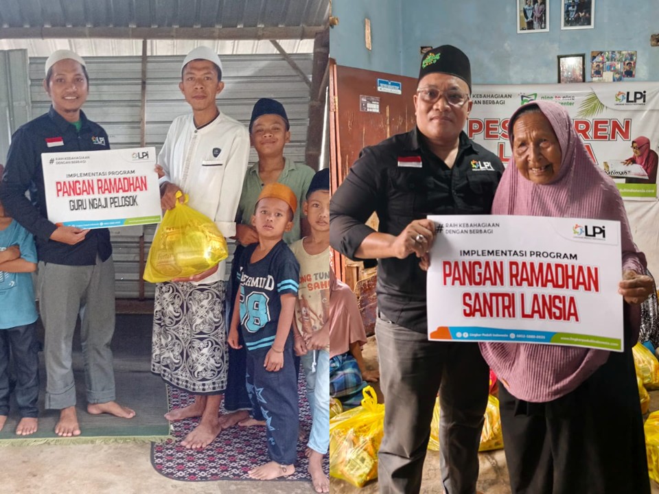 Sambut Ramadhan LPI Hadirkan 60 Paket Pangan untuk Mereka yang Terlupa.